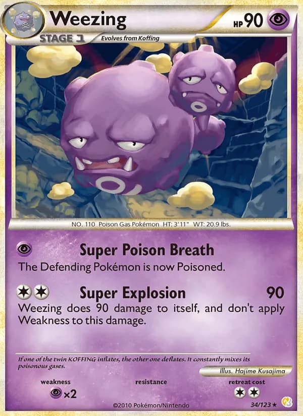 Weezing – HeartGold SoulSilver 34