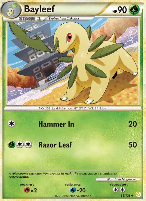 Bayleef – HeartGold SoulSilver 35
