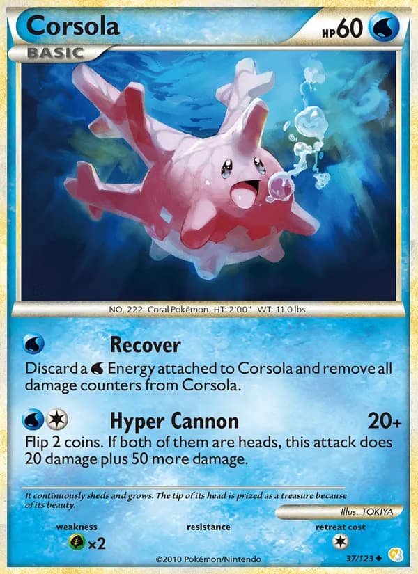 Corsola – HeartGold SoulSilver 37