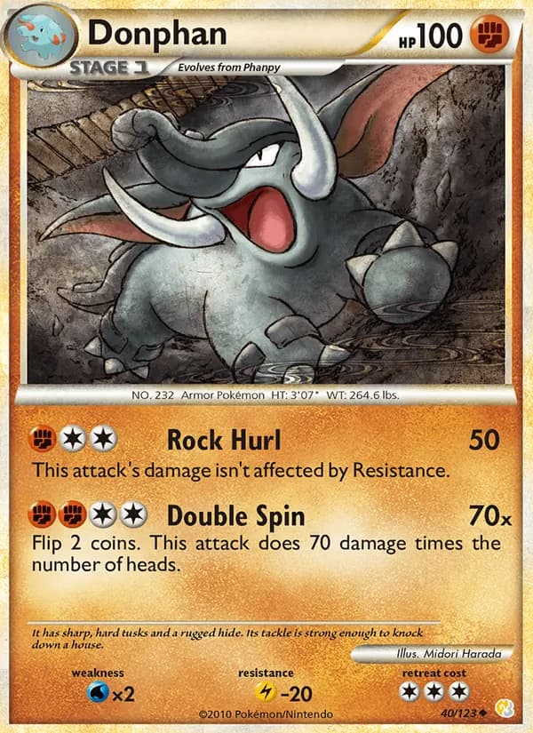 Donphan – HeartGold SoulSilver 40