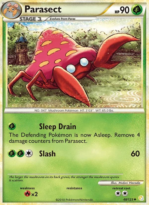 Parasect – HeartGold SoulSilver 48