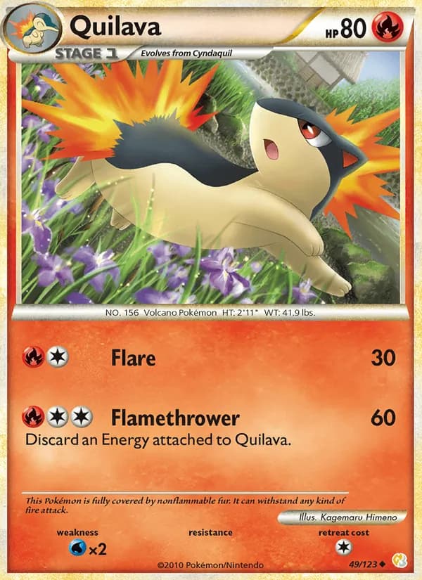 Quilava – HeartGold SoulSilver 49