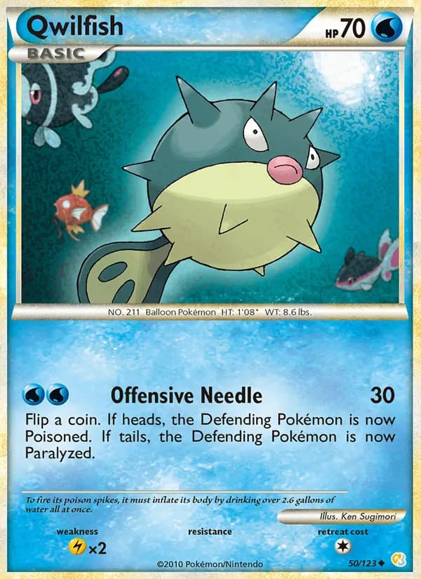 Qwilfish – HeartGold SoulSilver 50