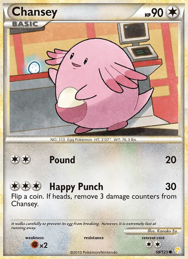 Chansey – HeartGold SoulSilver 58
