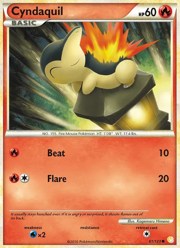 Cyndaquil – HeartGold SoulSilver 61