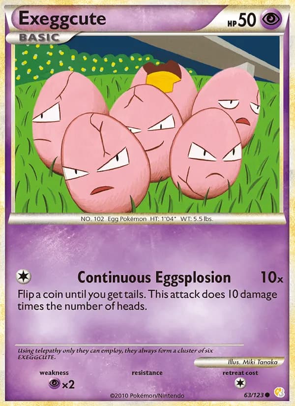Exeggcute – HeartGold SoulSilver 63