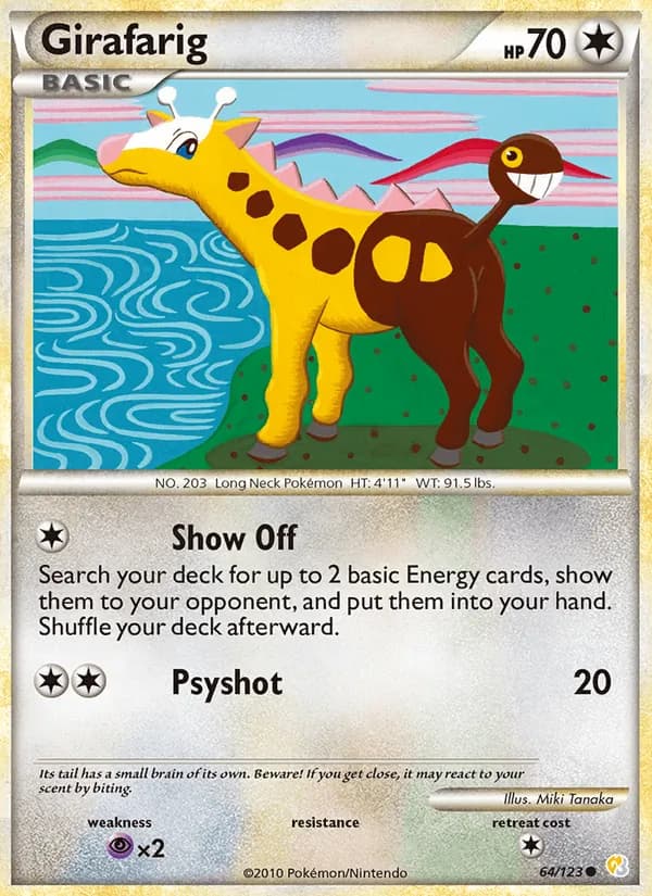 Girafarig – HeartGold SoulSilver 64