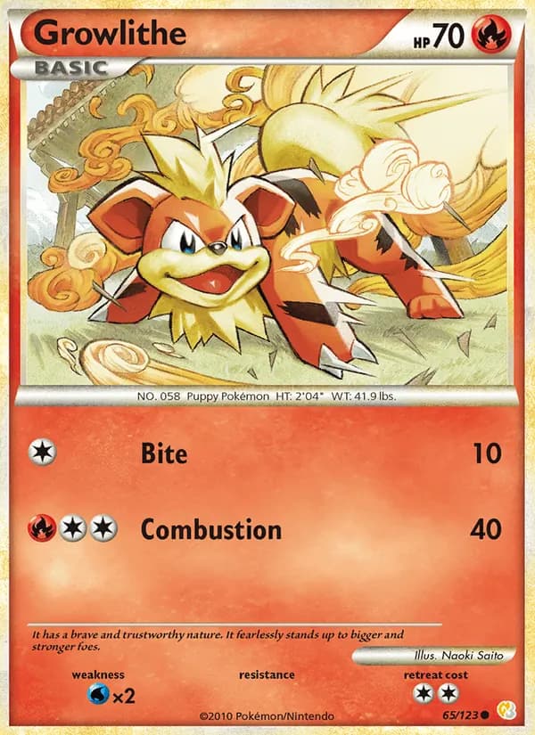 Growlithe – HeartGold SoulSilver 65