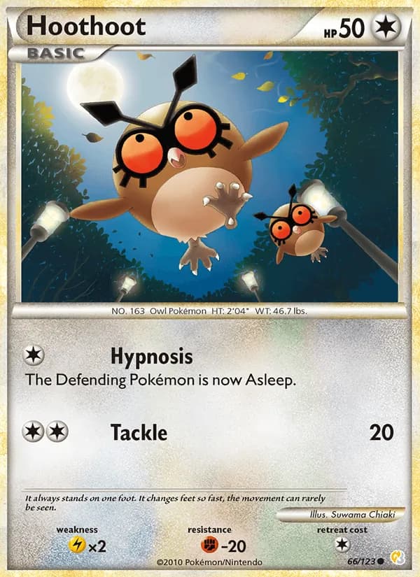 Hoothoot – HeartGold SoulSilver 66