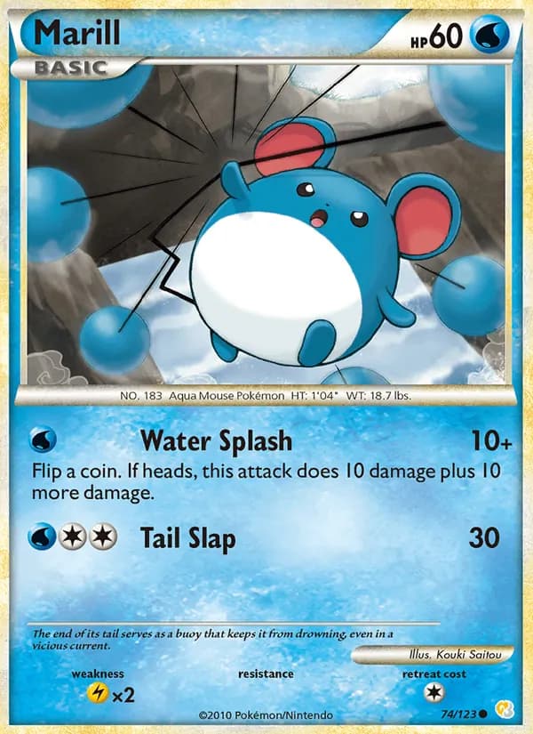 Marill – HeartGold SoulSilver 74