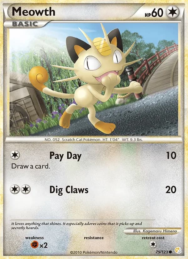 Meowth – HeartGold SoulSilver 75