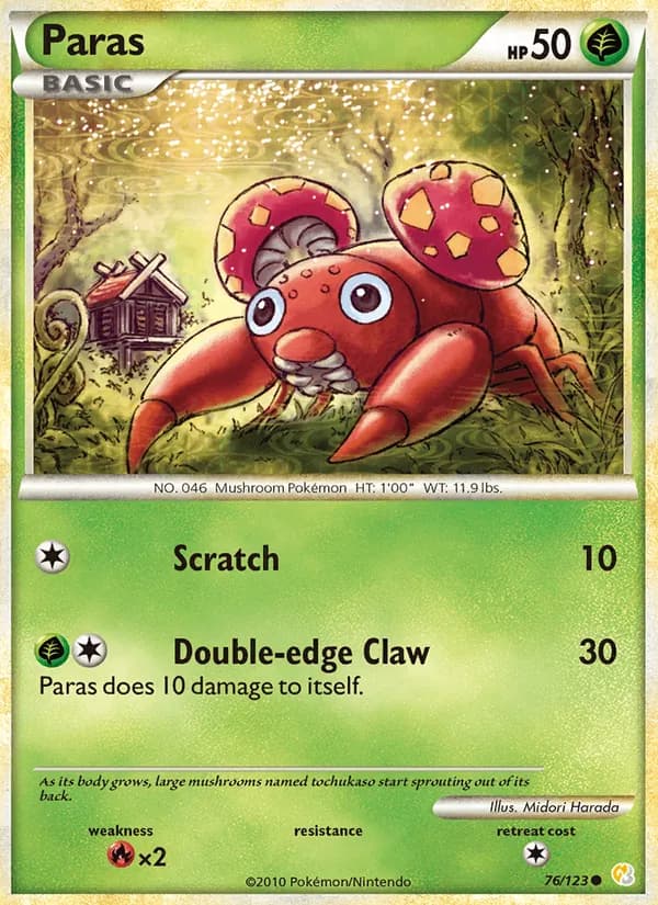 Paras – HeartGold SoulSilver 76