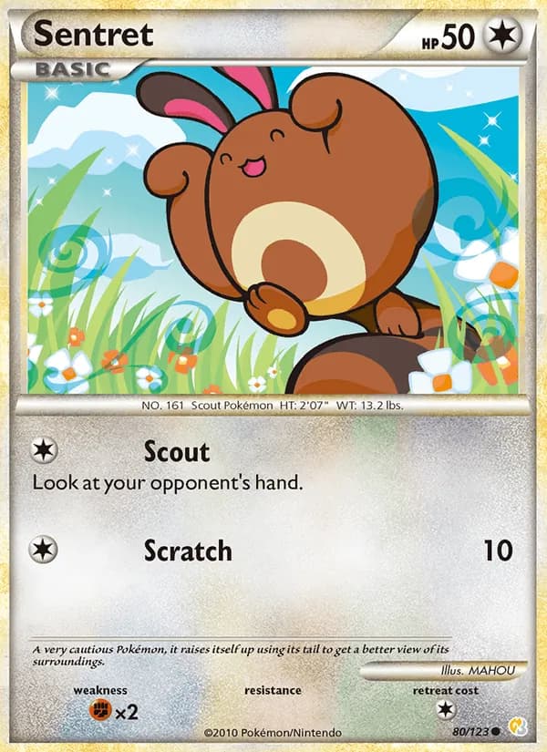 Sentret – HeartGold SoulSilver 80