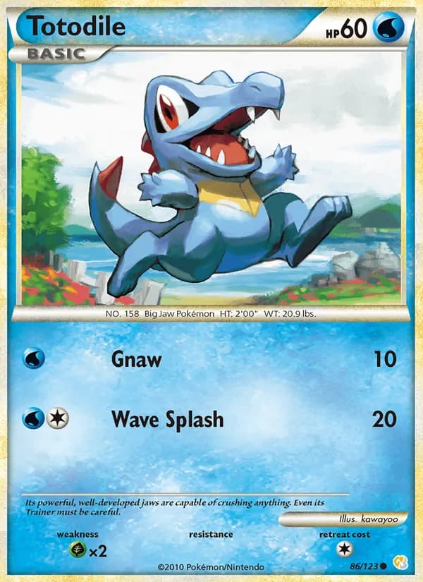 Totodile – HeartGold SoulSilver 86