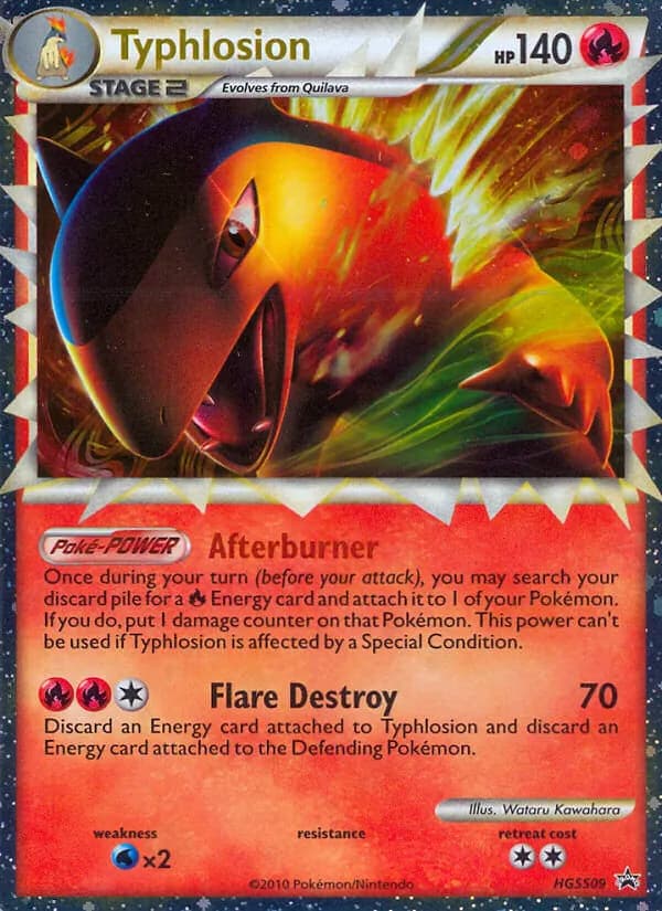 Typhlosion – HGSS Black Star Promos HGSS09