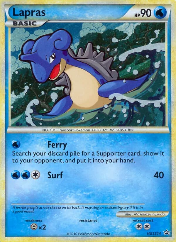 Lapras – HGSS Black Star Promos HGSS14