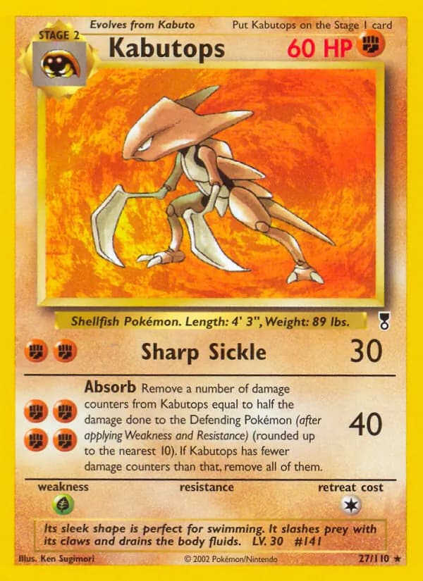 Kabutops – Legendary Collection 27