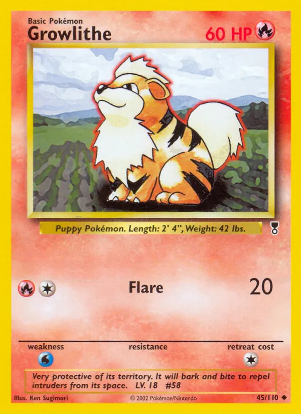 Growlithe – Legendary Collection 45