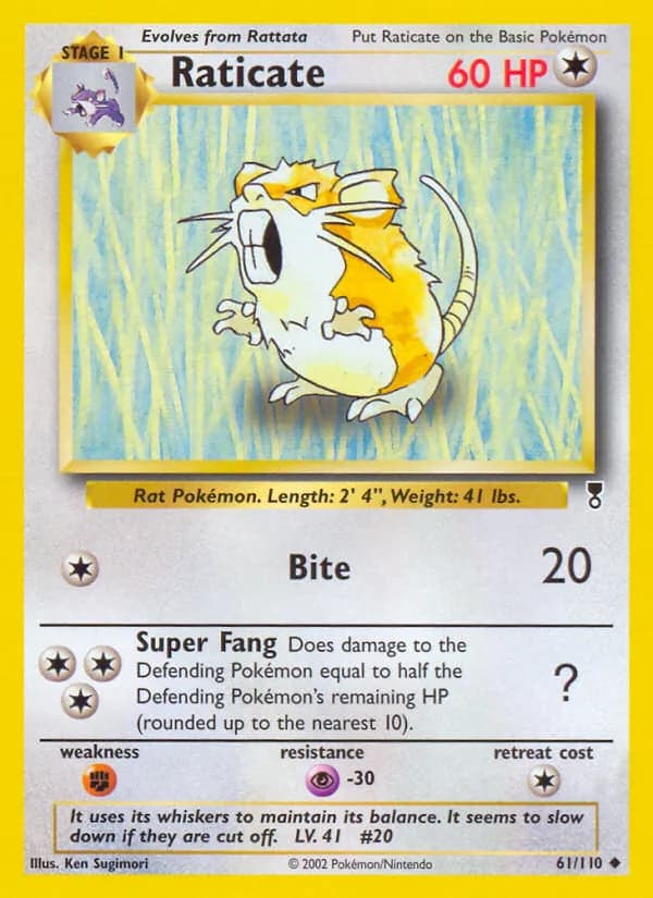 Raticate – Legendary Collection 61