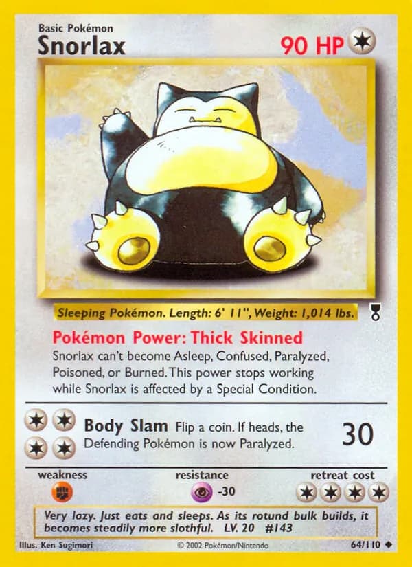 Snorlax – Legendary Collection 64