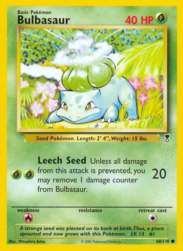 Bulbasaur – Legendary Collection 68