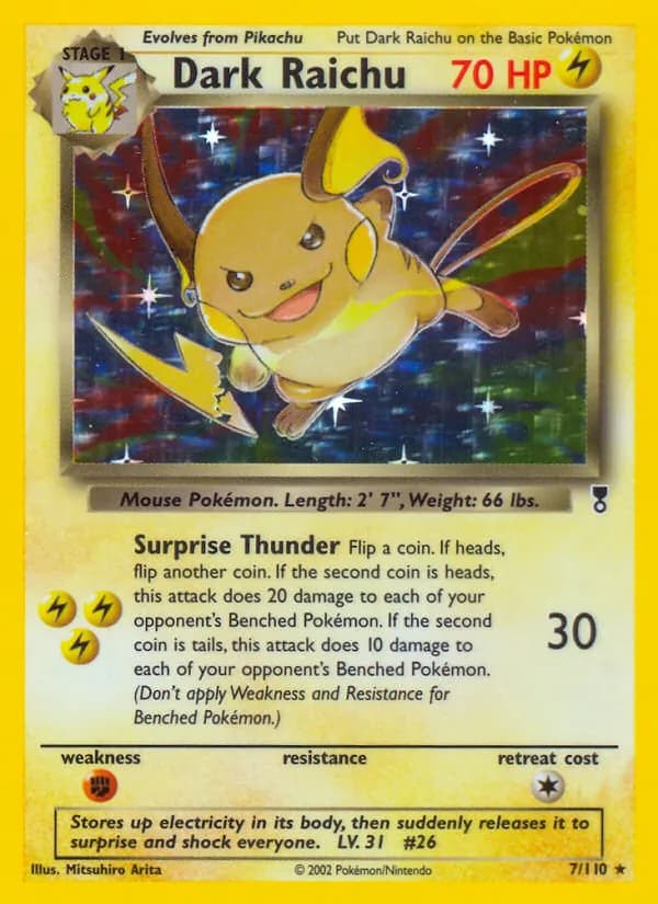 Dark Raichu – Legendary Collection 7