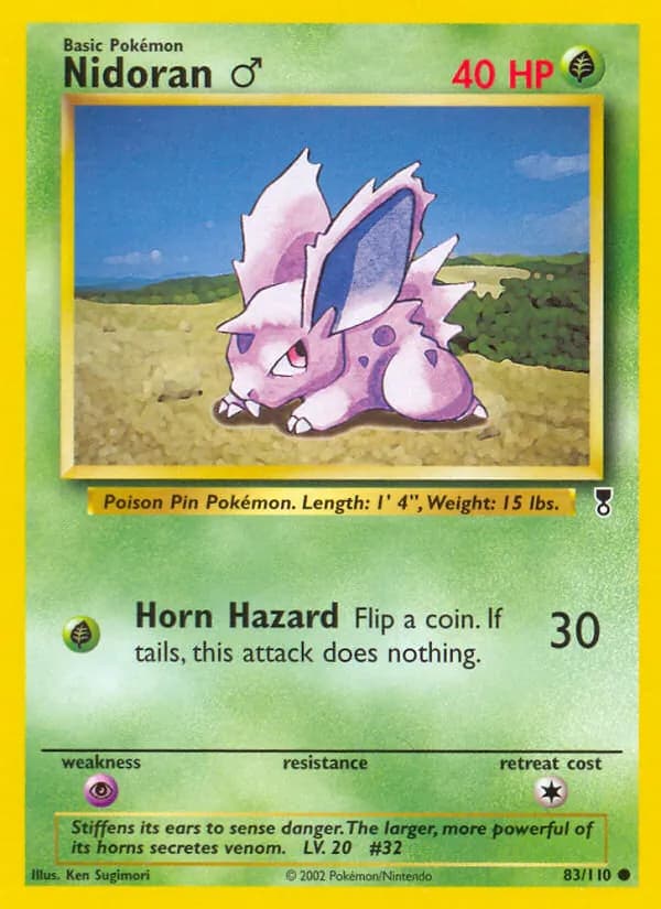 Nidoran ♂ – Legendary Collection 83