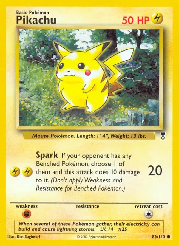 Pikachu – Legendary Collection 86