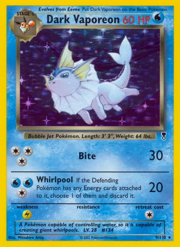 Dark Vaporeon – Legendary Collection 9