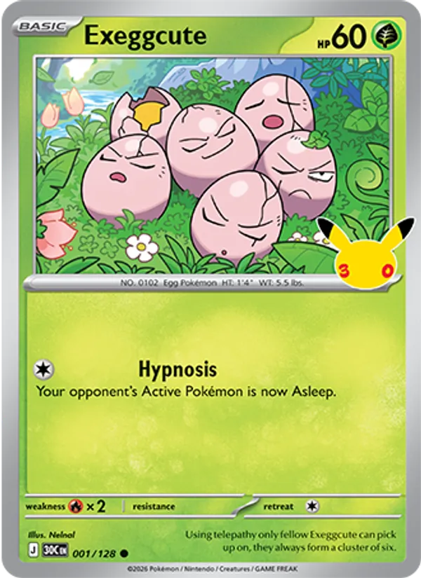 Exeggcute – 30th Celebration 001