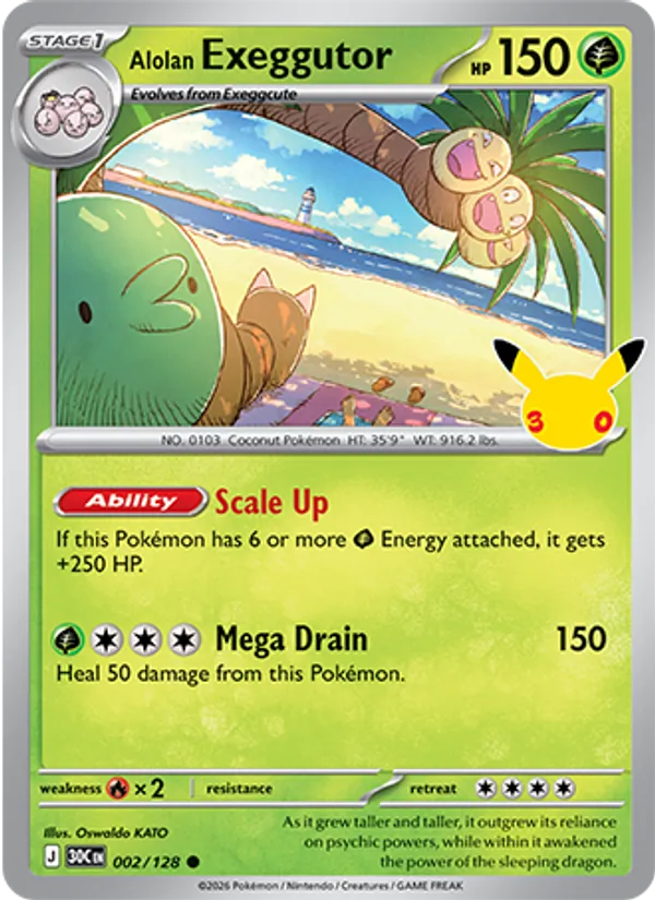 Alolan Exeggutor – 30th Celebration 002
