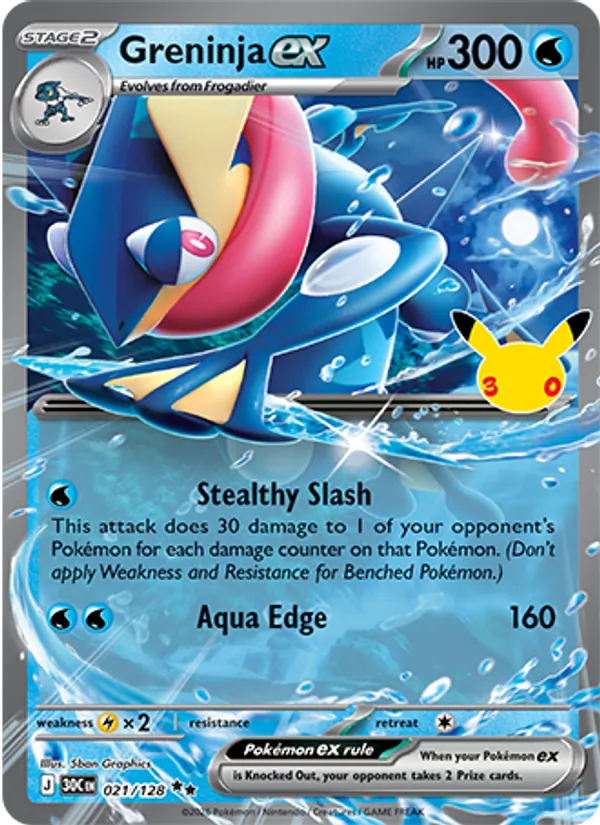 Greninja ex – 30th Celebration 021