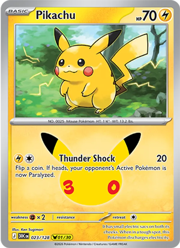 Pikachu – 30th Celebration 023
