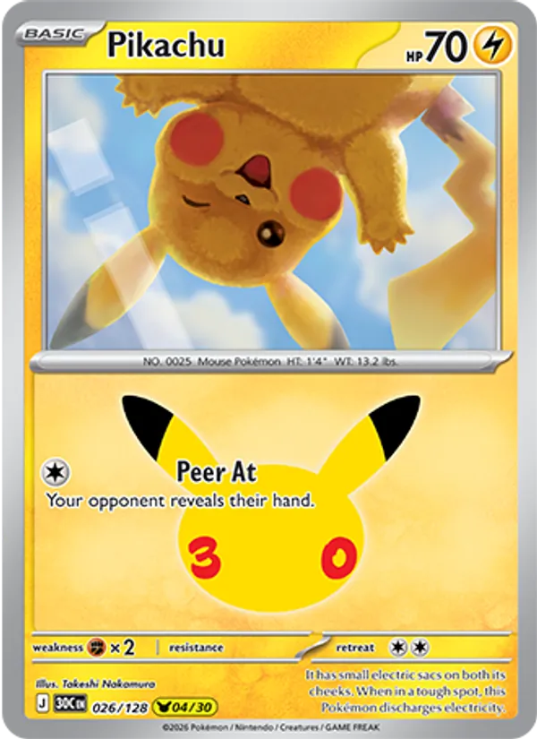 Pikachu – 30th Celebration 026