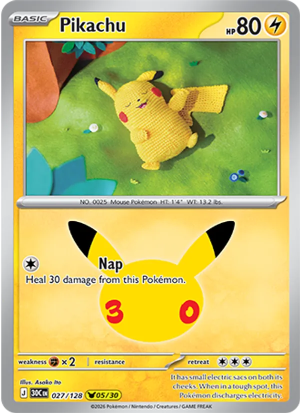 Pikachu – 30th Celebration 027