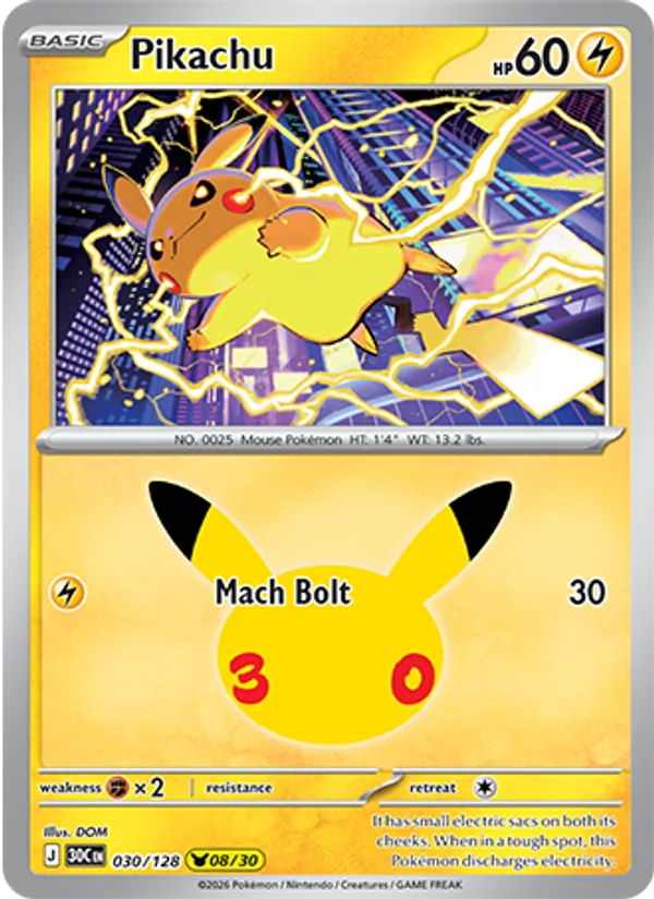 Pikachu – 30th Celebration 030