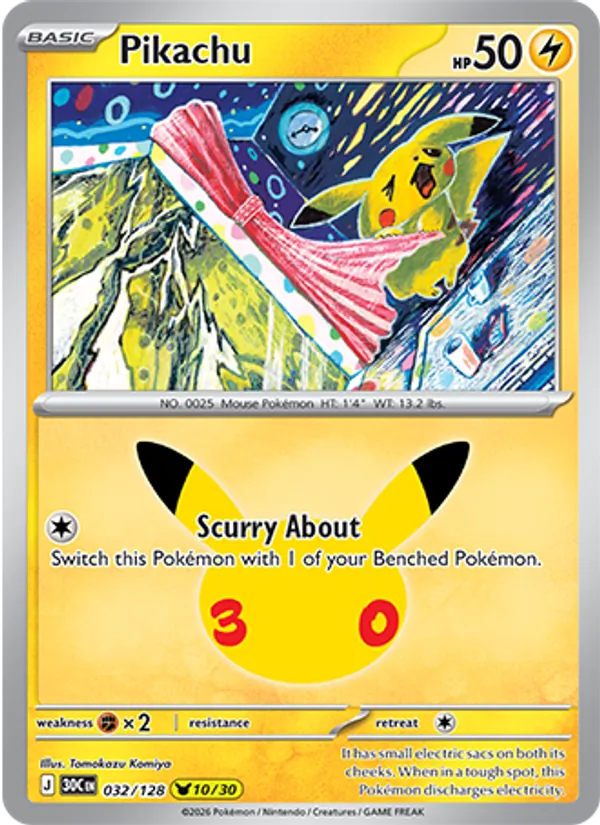 Pikachu – 30th Celebration 032