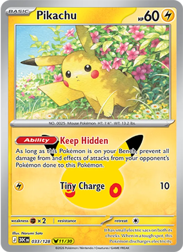 Pikachu – 30th Celebration 033