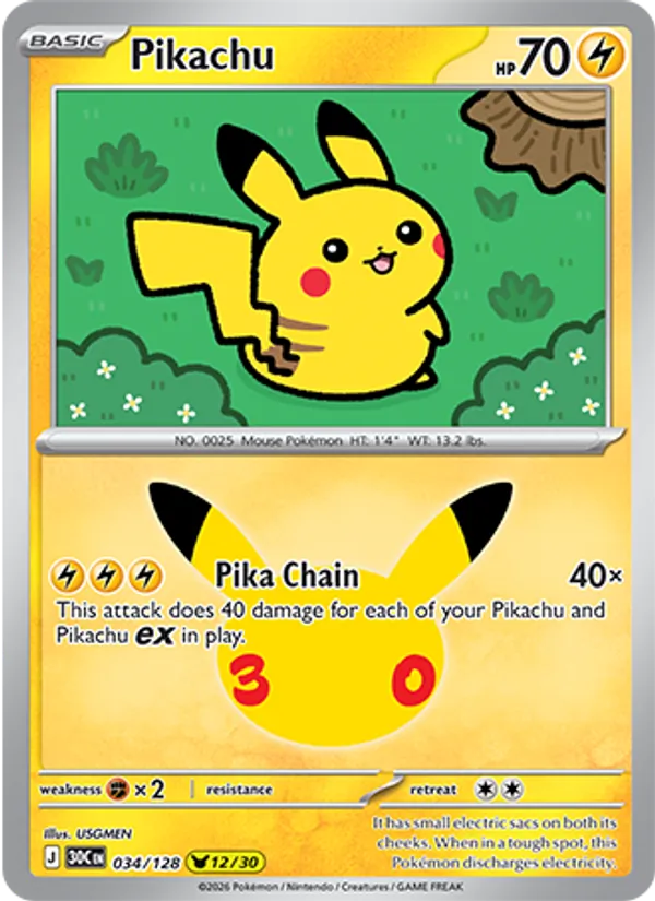 Pikachu – 30th Celebration 034