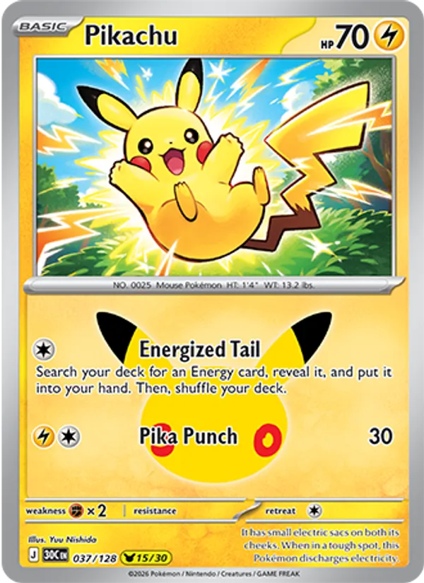 Pikachu – 30th Celebration 037