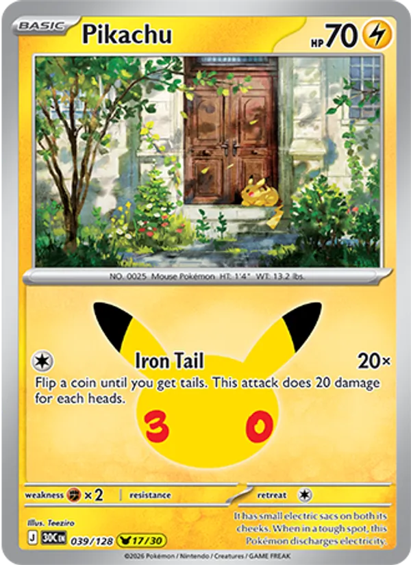 Pikachu – 30th Celebration 039