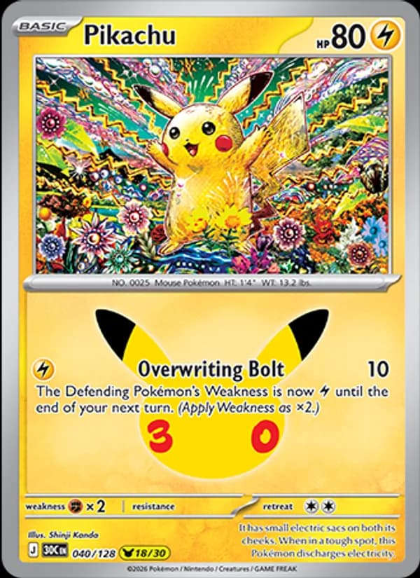 Pikachu – 30th Celebration 040