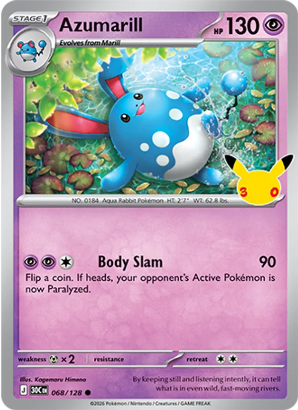 Azumarill – 30th Celebration 068