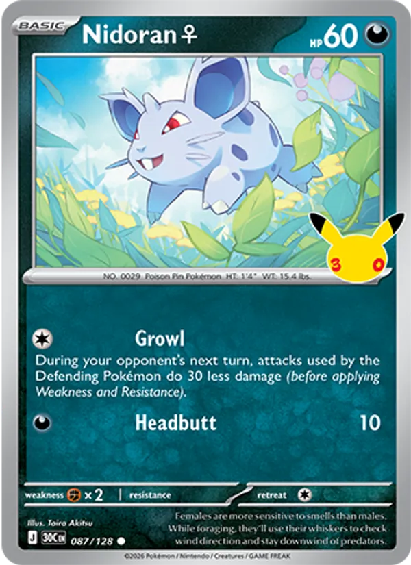Nidoran♀ – 30th Celebration 087