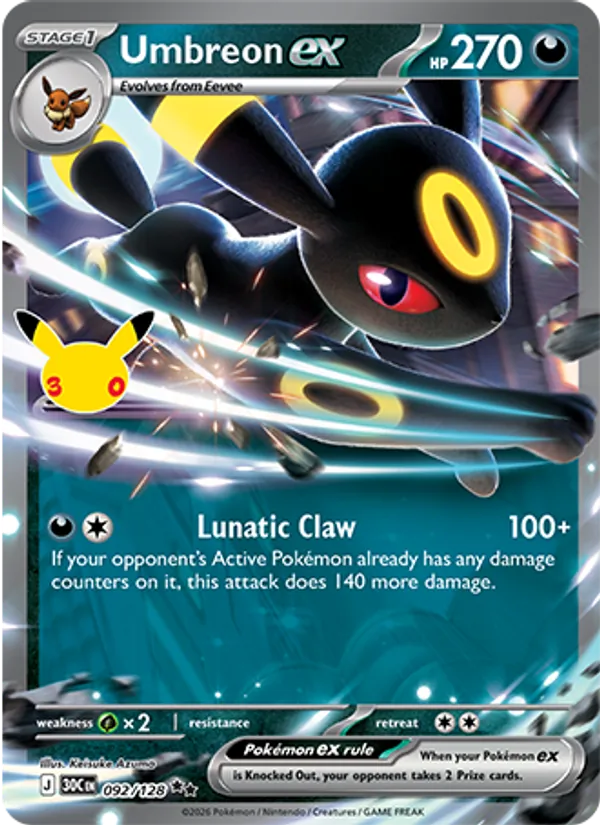 Umbreon ex – 30th Celebration 092