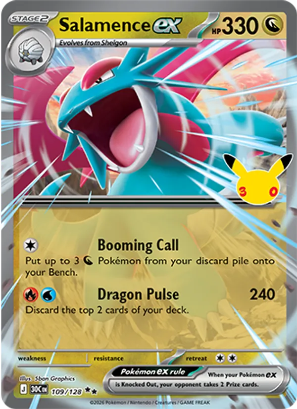 Salamence ex – 30th Celebration 109