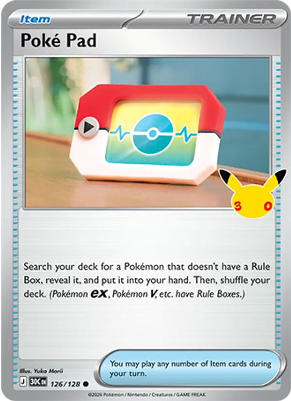 Poké Pad – 30th Celebration 126