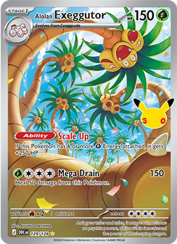 Alolan Exeggutor – 30th Celebration 129