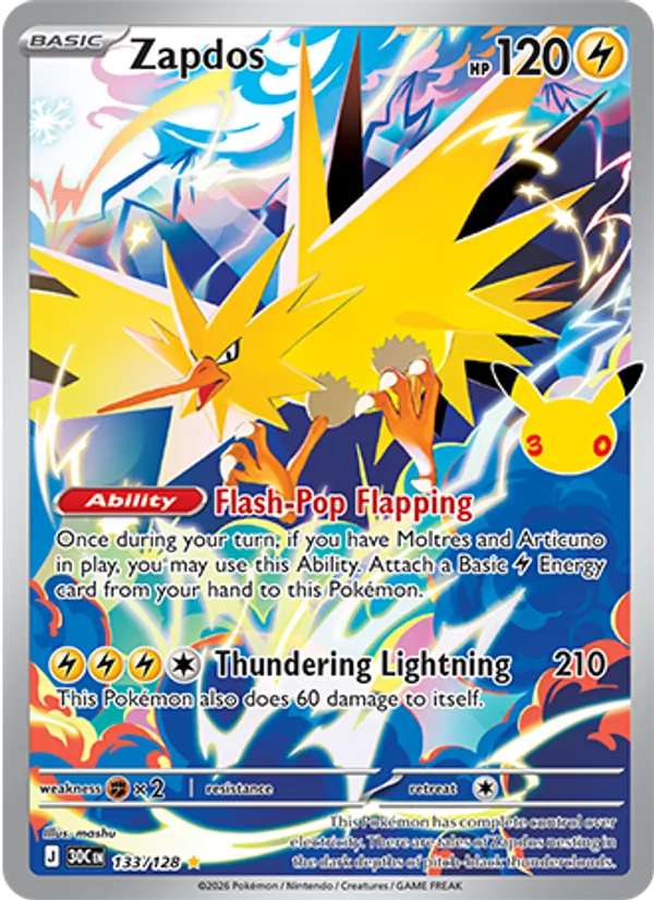 Zapdos – 30th Celebration 133
