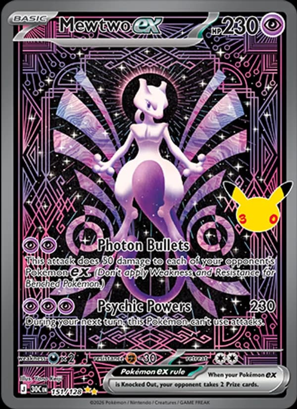 Mewtwo ex – 30th Celebration 151